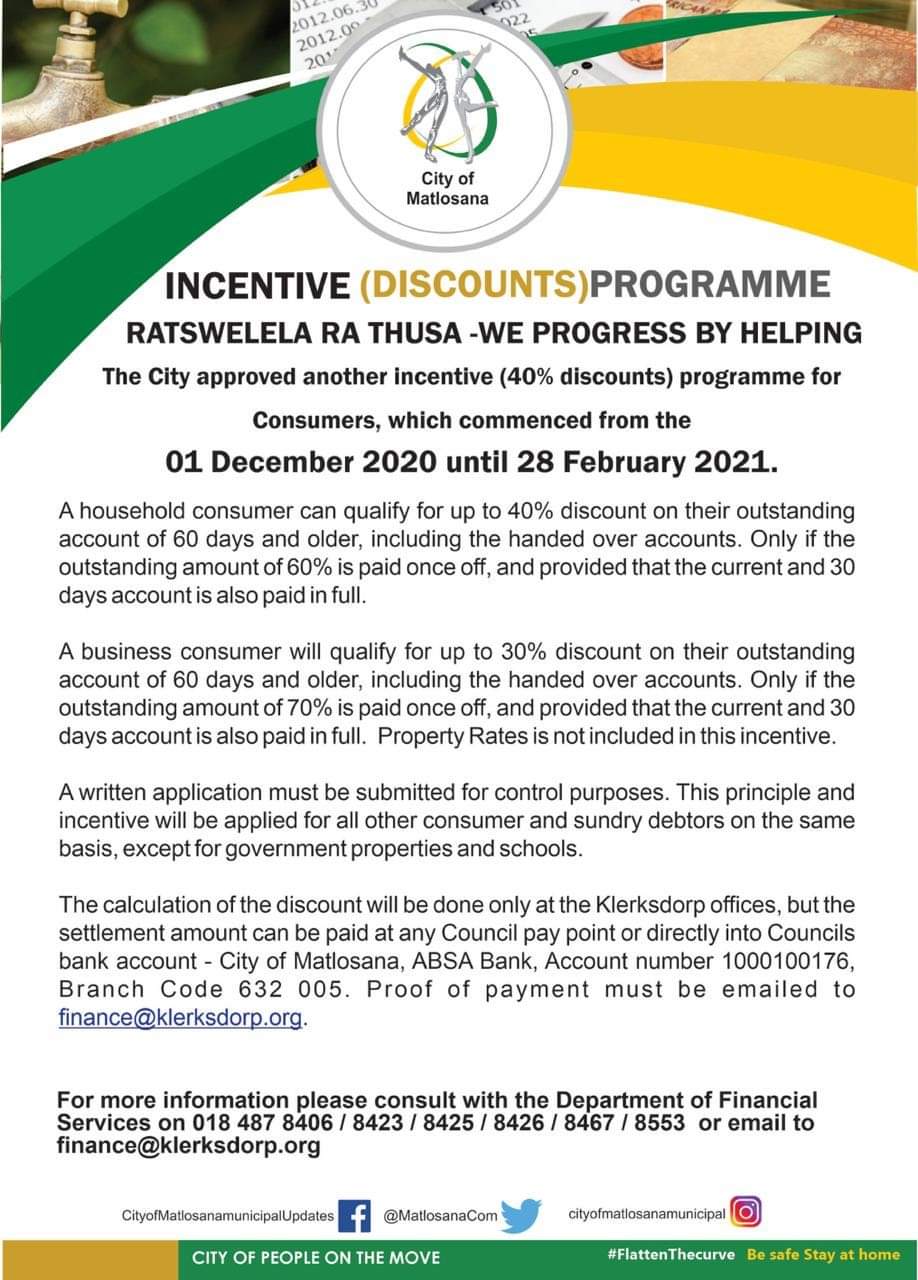 Incentive Discounts Programme 2020  to 2021 Notice