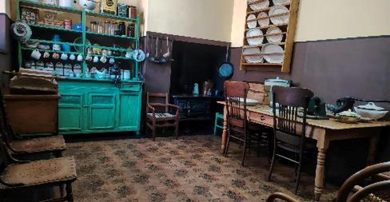 A typical 1930s rural kitchen in the House Museum